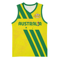 Custom Soccer 2026 Australia Basketball Jersey Socceroos Go Glory