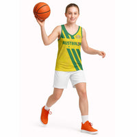 Custom Soccer 2026 Australia Basketball Jersey Socceroos Go Glory