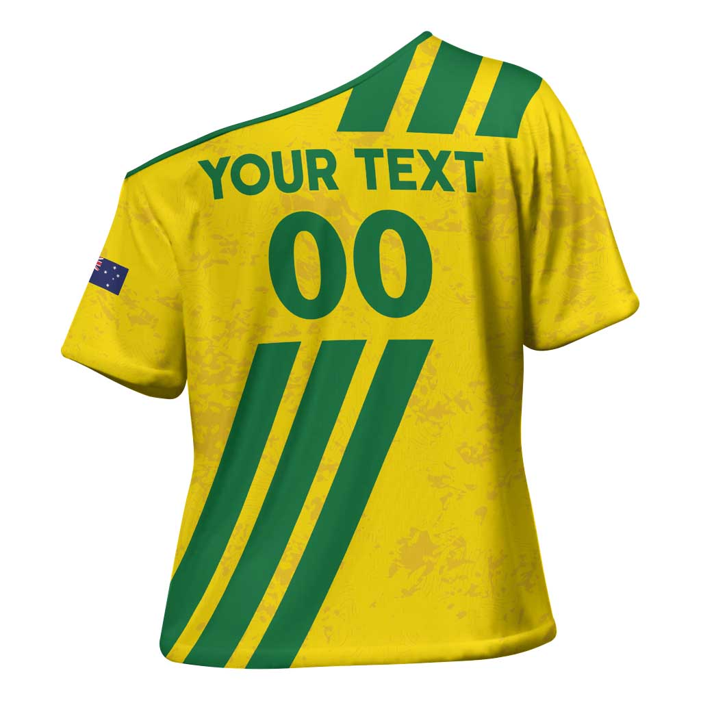 Custom Soccer 2026 Australia Cross Shoulder Shirt Socceroos Go Glory
