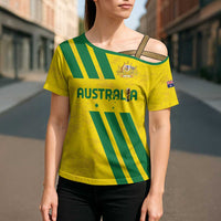 Custom Soccer 2026 Australia Cross Shoulder Shirt Socceroos Go Glory