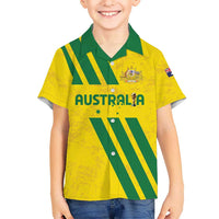 Custom Soccer 2026 Australia Hawaiian Shirt Socceroos Go Glory