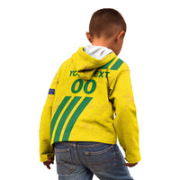 Custom Soccer 2026 Australia Kid Hoodie Socceroos Go Glory
