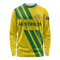 Custom Soccer 2026 Australia Long Sleeve Shirt Socceroos Go Glory