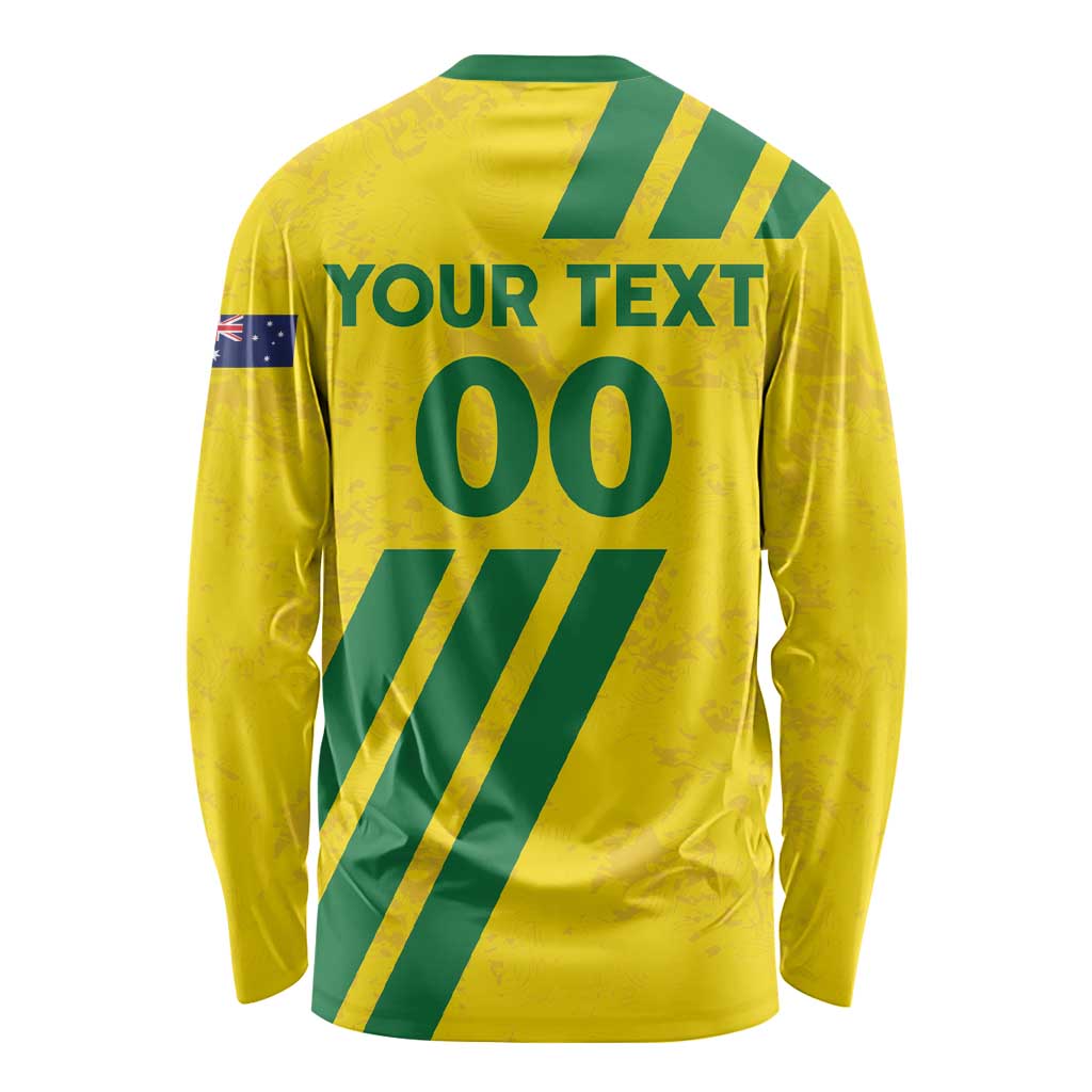 Custom Soccer 2026 Australia Long Sleeve Shirt Socceroos Go Glory