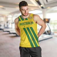 Custom Soccer 2026 Australia Men Tank Top Socceroos Go Glory
