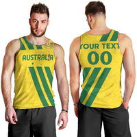 Custom Soccer 2026 Australia Men Tank Top Socceroos Go Glory