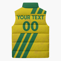 Custom Soccer 2026 Australia Sleeveless Puffer Jacket Socceroos Go Glory