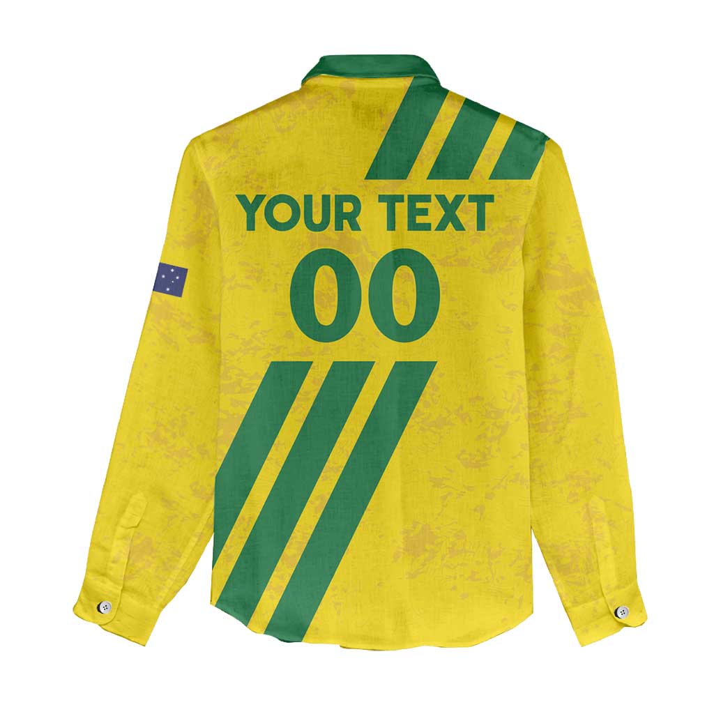 Custom Soccer 2026 Australia Women Casual Shirt Socceroos Go Glory