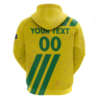 Custom Soccer 2026 Australia Zip Hoodie Socceroos Go Glory