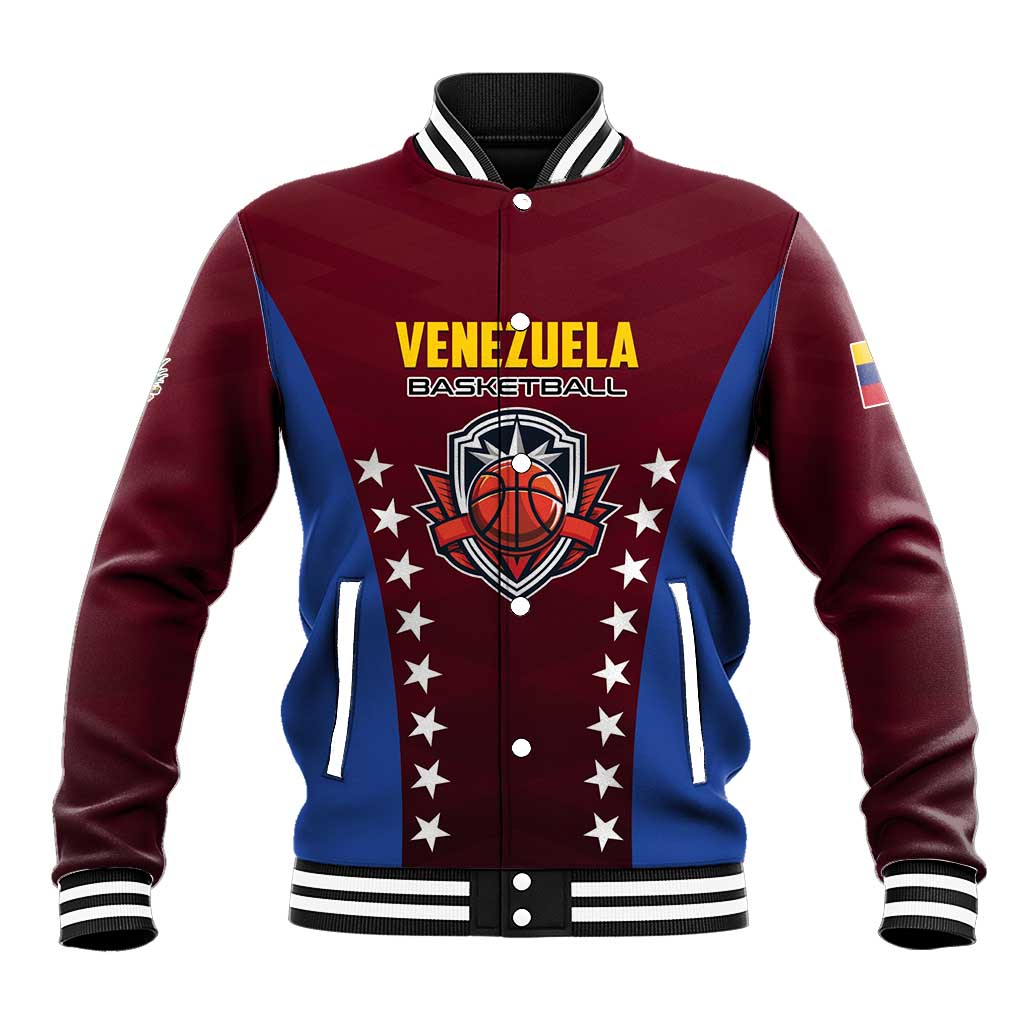 Venezuela Basketball Custom Baseball Jacket La Vinotinto de las alturas