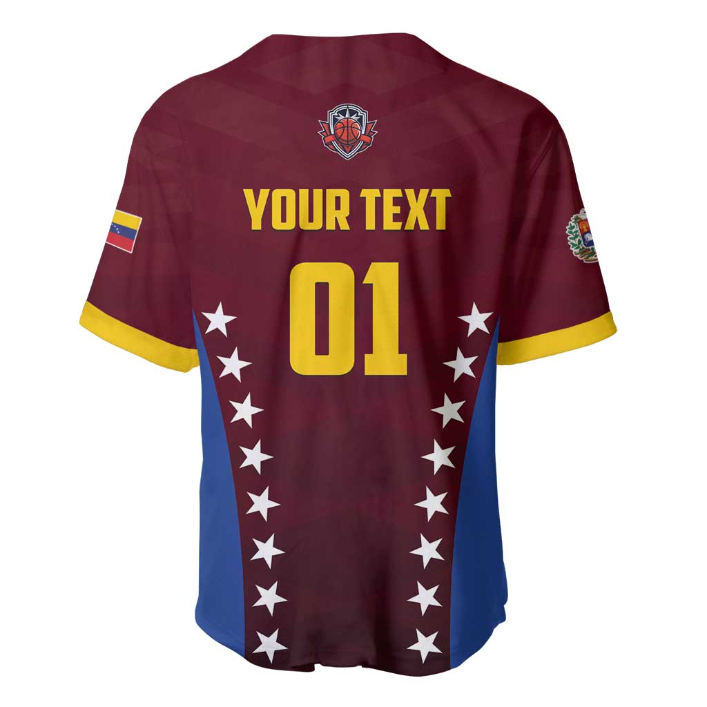 Venezuela Basketball Custom Baseball Jersey La Vinotinto de las alturas