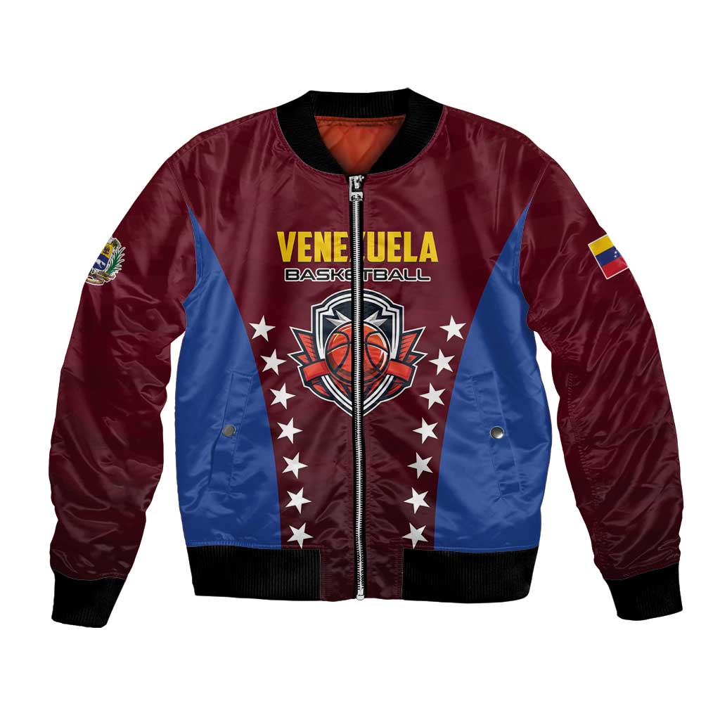 Venezuela Basketball Custom Bomber Jacket La Vinotinto de las alturas