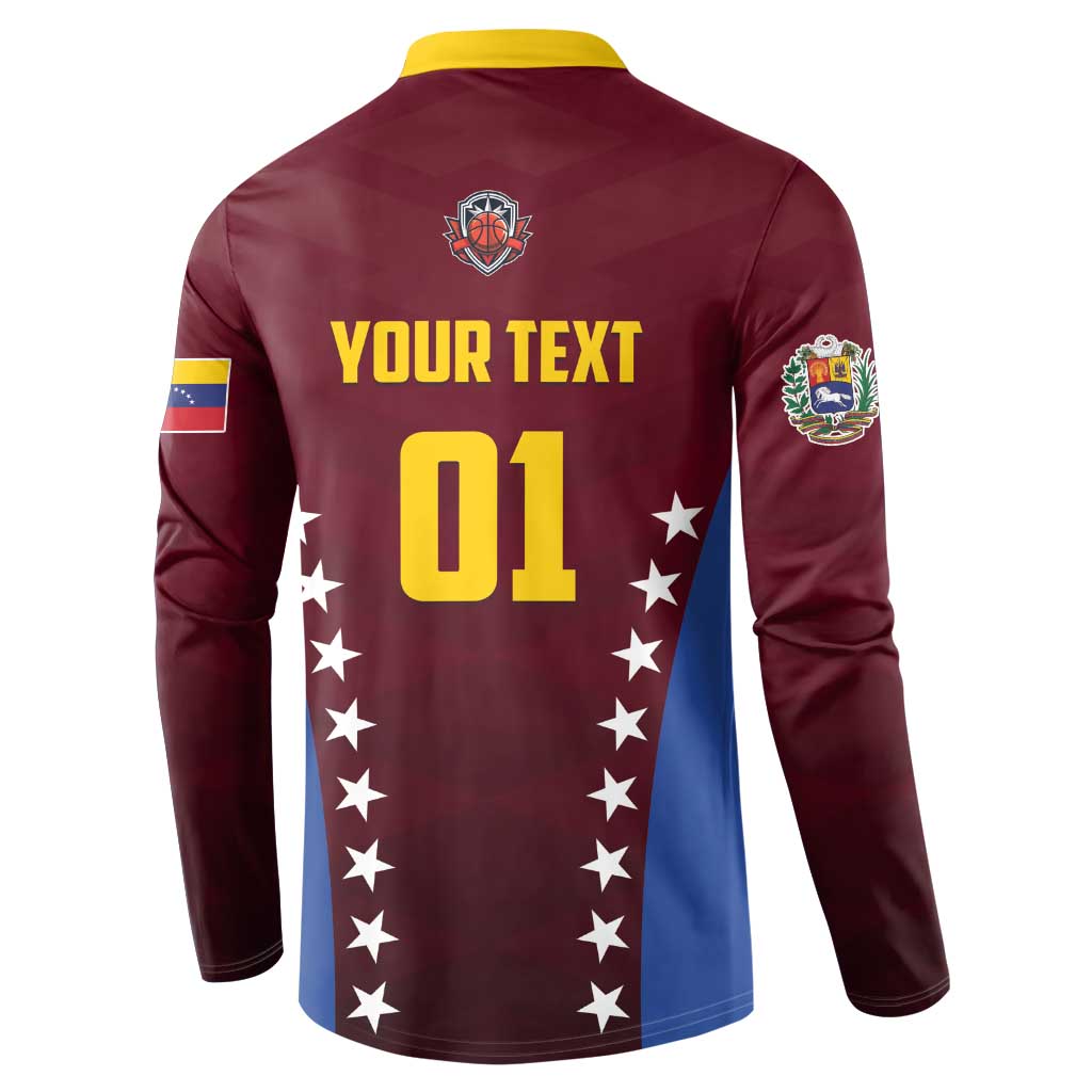 Venezuela Basketball Custom Button Sweatshirt La Vinotinto de las alturas