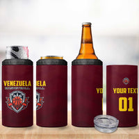 Venezuela Basketball Custom 4 in 1 Can Cooler Tumbler La Vinotinto de las alturas