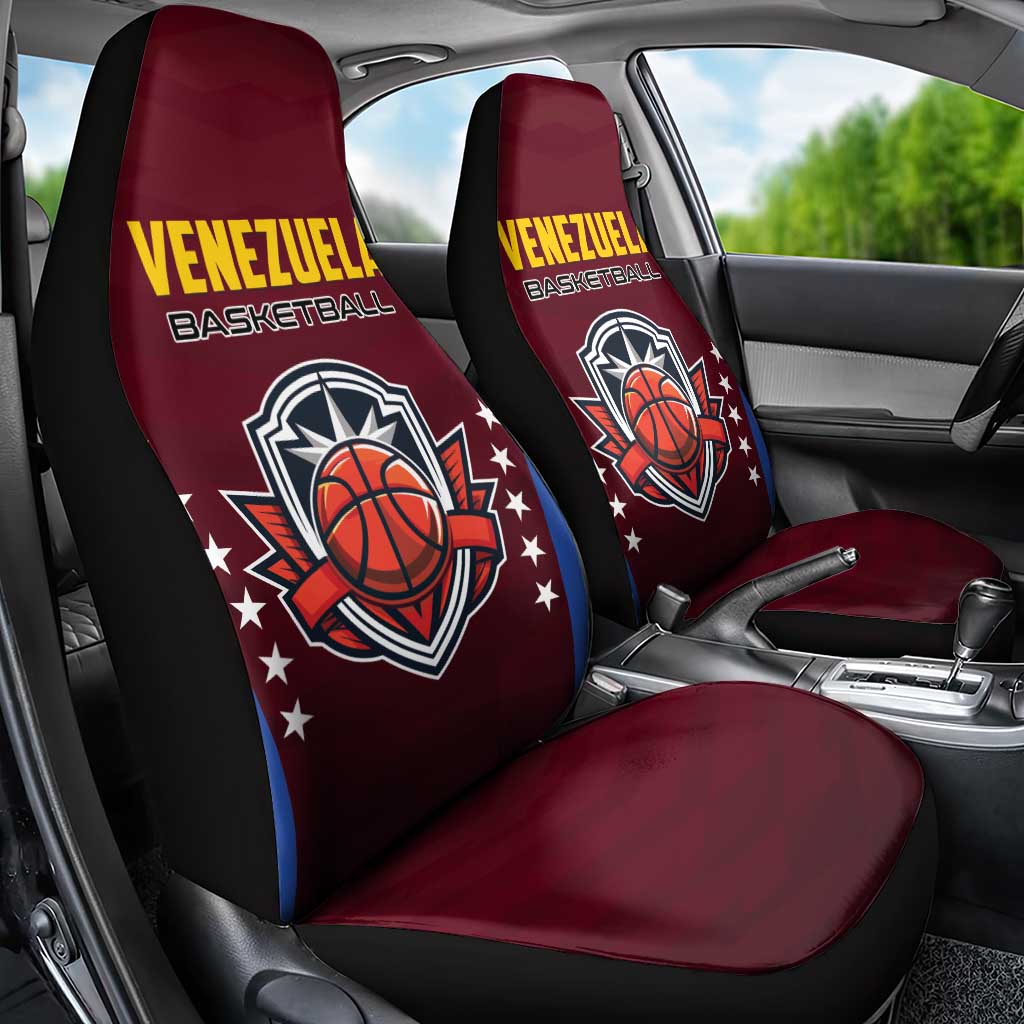 Venezuela Basketball Car Seat Cover La Vinotinto de las alturas