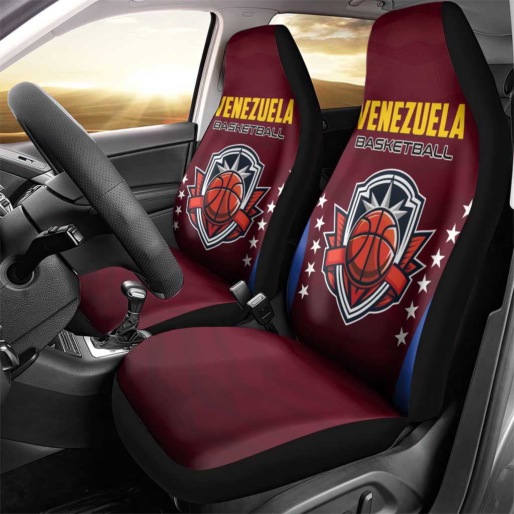 Venezuela Basketball Car Seat Cover La Vinotinto de las alturas