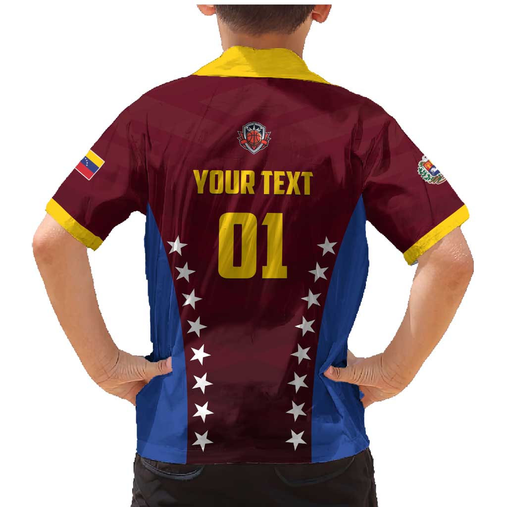 Venezuela Basketball Custom Family Matching Mermaid Dress and Hawaiian Shirt La Vinotinto de las alturas