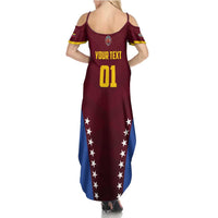 Venezuela Basketball Custom Family Matching Summer Maxi Dress and Hawaiian Shirt La Vinotinto de las alturas
