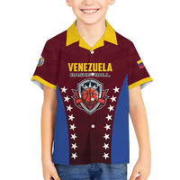 Venezuela Basketball Custom Family Matching Summer Maxi Dress and Hawaiian Shirt La Vinotinto de las alturas