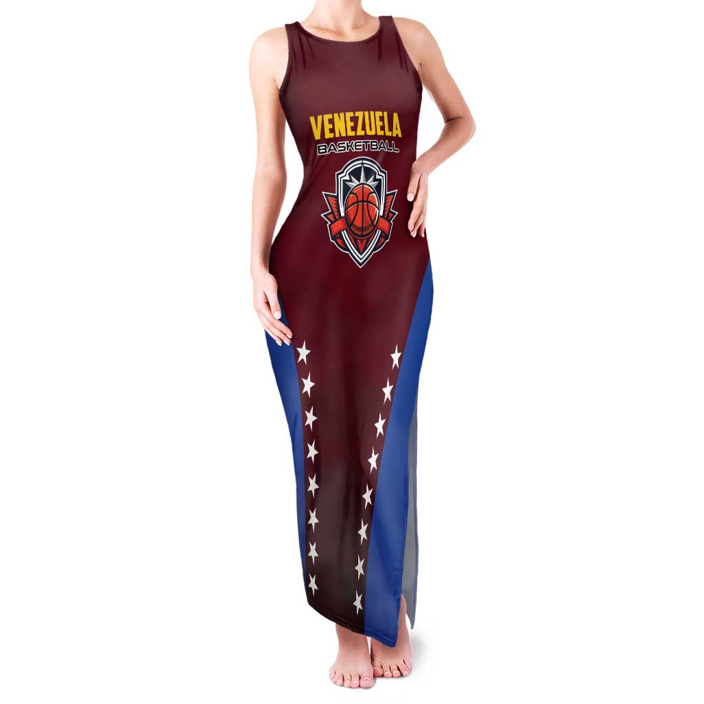 Venezuela Basketball Custom Family Matching Tank Maxi Dress and Hawaiian Shirt La Vinotinto de las alturas