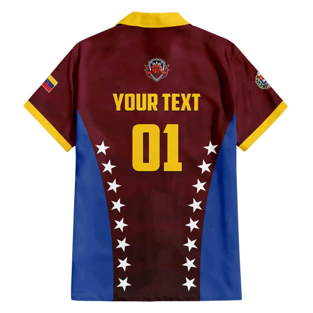 Venezuela Basketball Custom Hawaiian Shirt La Vinotinto de las alturas