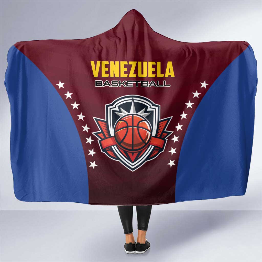 Venezuela Basketball Hooded Blanket La Vinotinto de las alturas