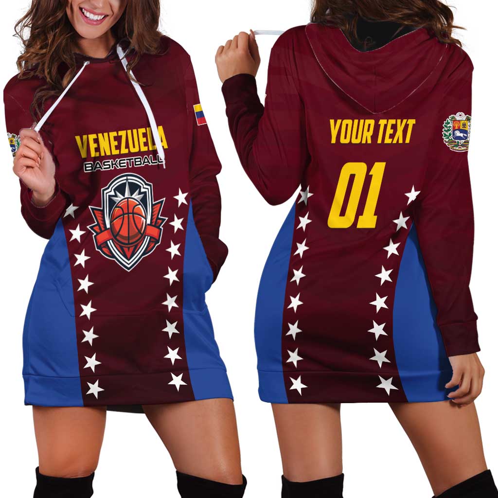 Venezuela Basketball Custom Hoodie Dress La Vinotinto de las alturas