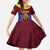 Venezuela Basketball Custom Kid Short Sleeve Dress La Vinotinto de las alturas