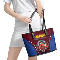 Venezuela Basketball Leather Tote Bag La Vinotinto de las alturas