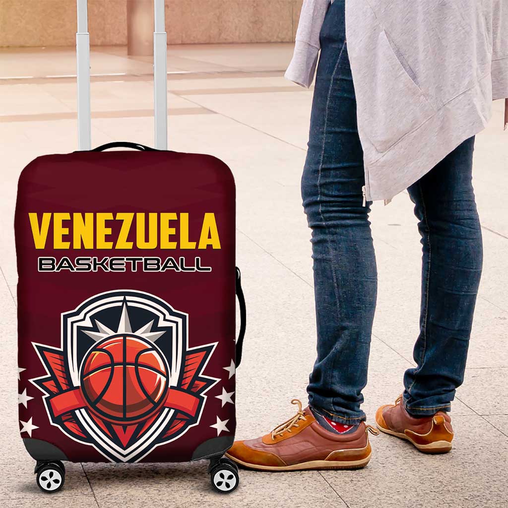 Venezuela Basketball Luggage Cover La Vinotinto de las alturas
