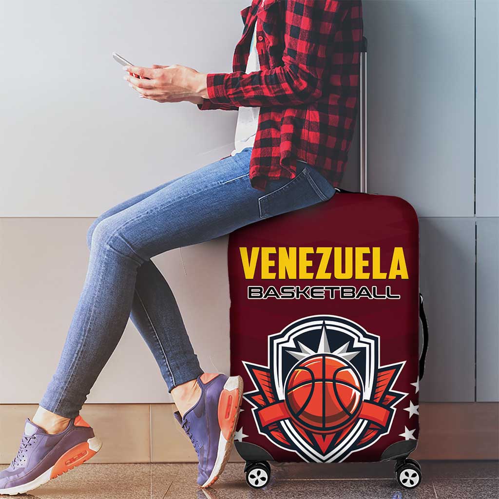 Venezuela Basketball Luggage Cover La Vinotinto de las alturas