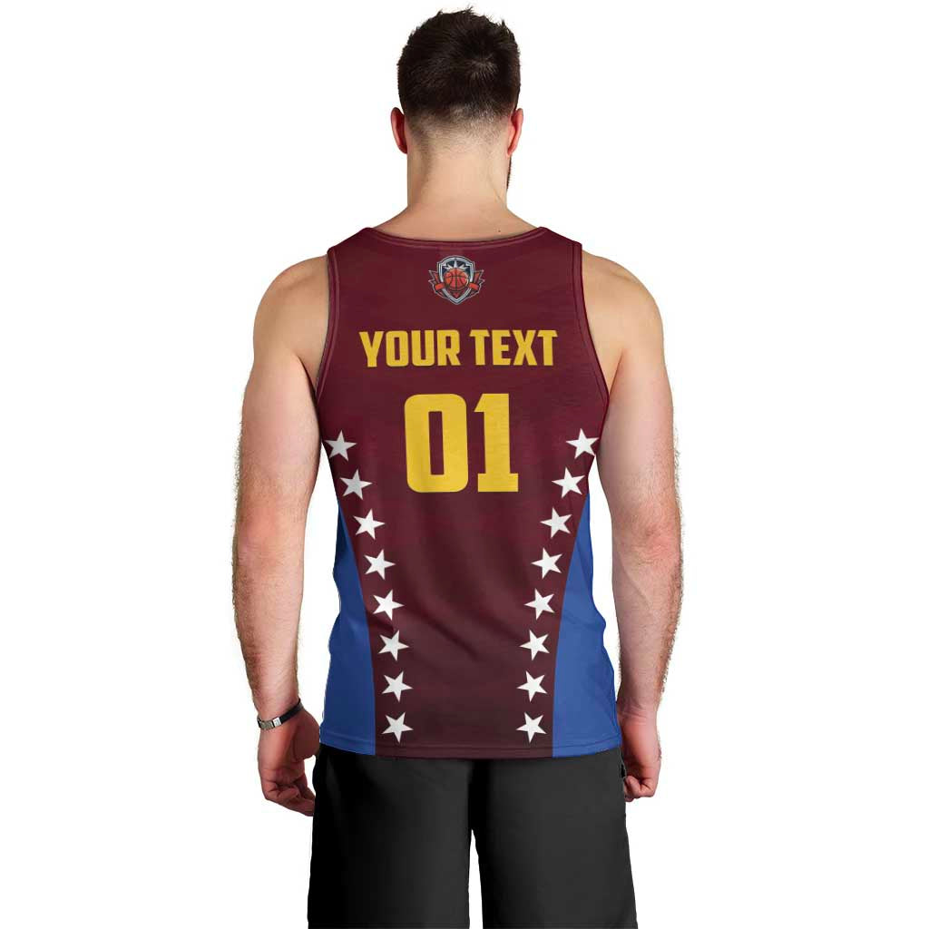 Venezuela Basketball Custom Men Tank Top La Vinotinto de las alturas