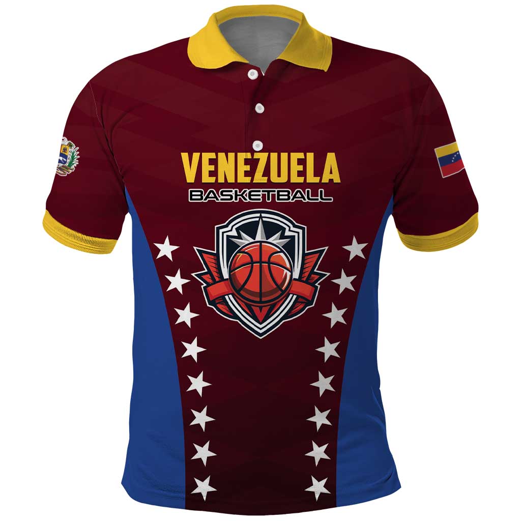 Venezuela Basketball Custom Polo Shirt La Vinotinto de las alturas