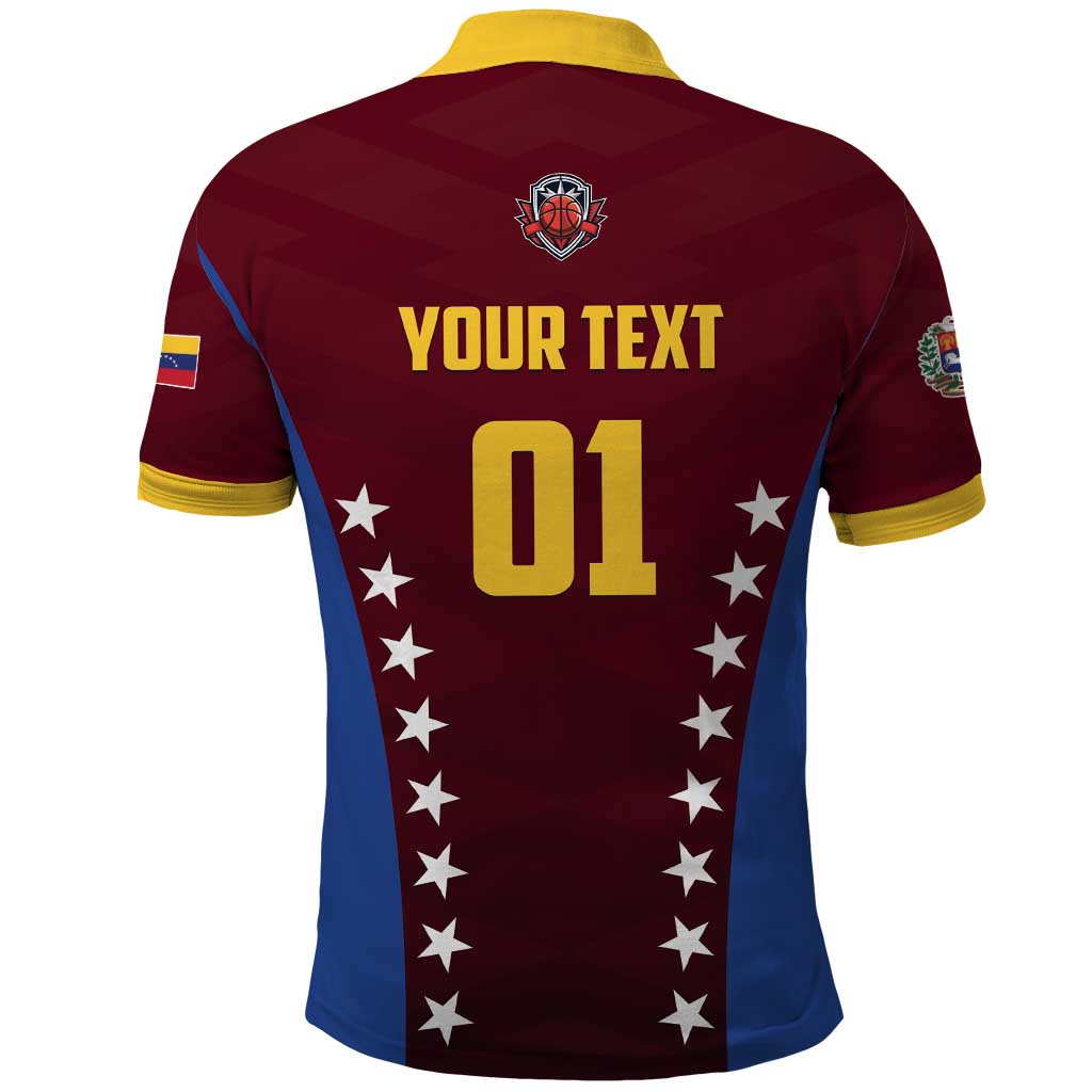 Venezuela Basketball Custom Polo Shirt La Vinotinto de las alturas