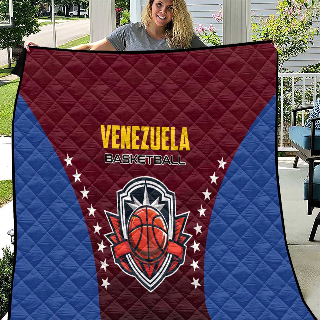 Venezuela Basketball Quilt La Vinotinto de las alturas