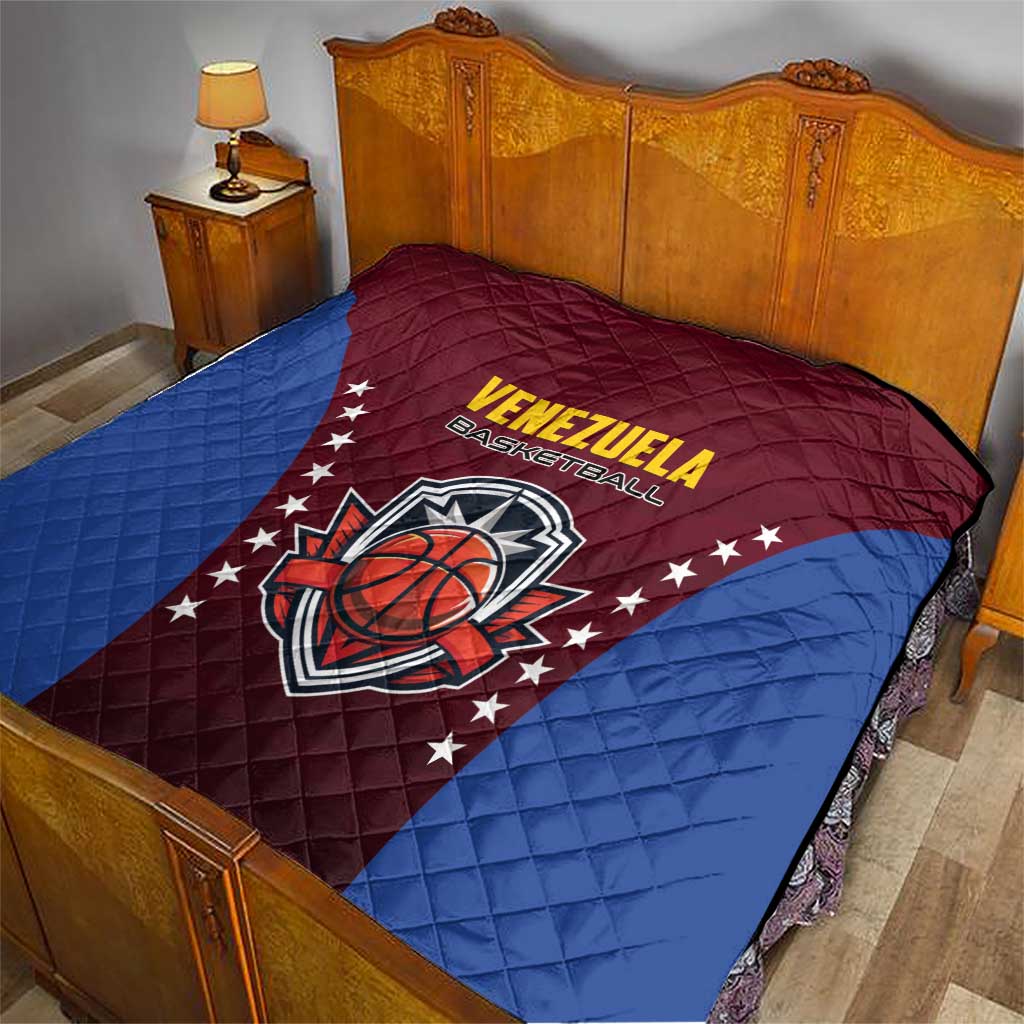 Venezuela Basketball Quilt La Vinotinto de las alturas