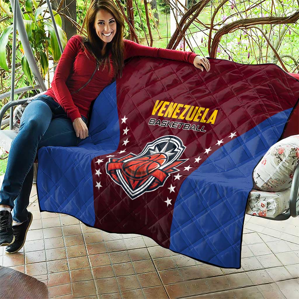Venezuela Basketball Quilt La Vinotinto de las alturas