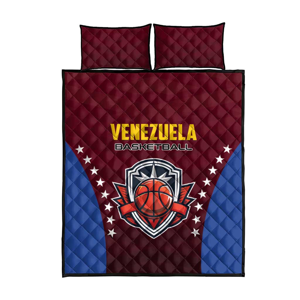 Venezuela Basketball Quilt Bed Set La Vinotinto de las alturas
