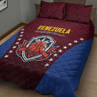 Venezuela Basketball Quilt Bed Set La Vinotinto de las alturas