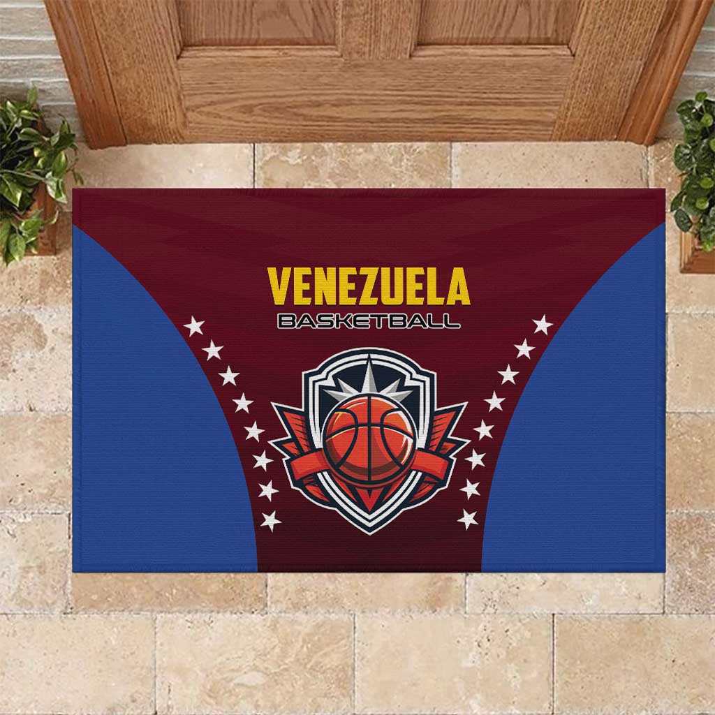 Venezuela Basketball Rubber Doormat La Vinotinto de las alturas