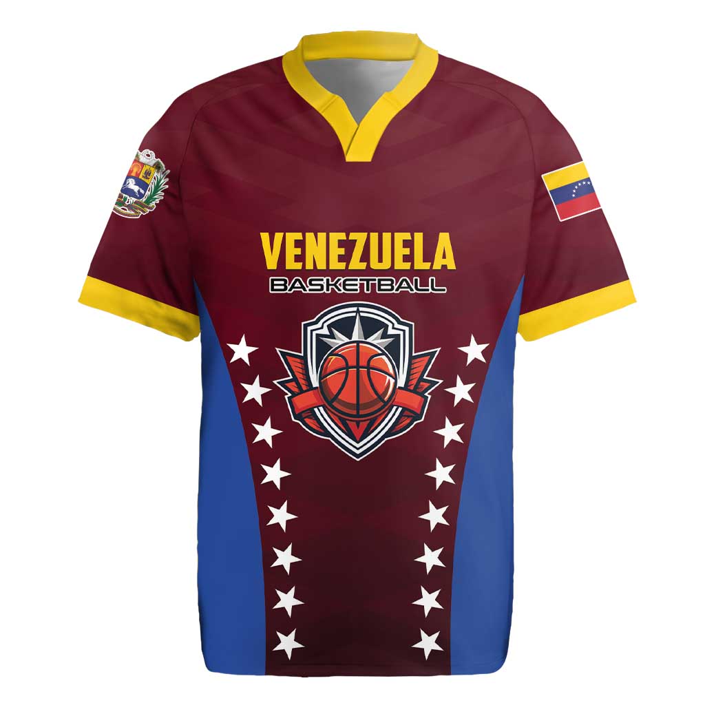 Venezuela Basketball Custom Rugby Jersey La Vinotinto de las alturas