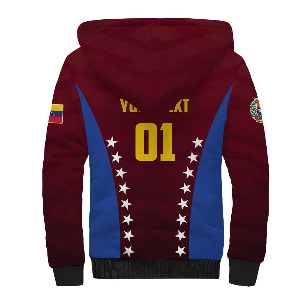 Venezuela Basketball Custom Sherpa Hoodie La Vinotinto de las alturas