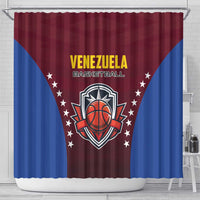 Venezuela Basketball Shower Curtain La Vinotinto de las alturas