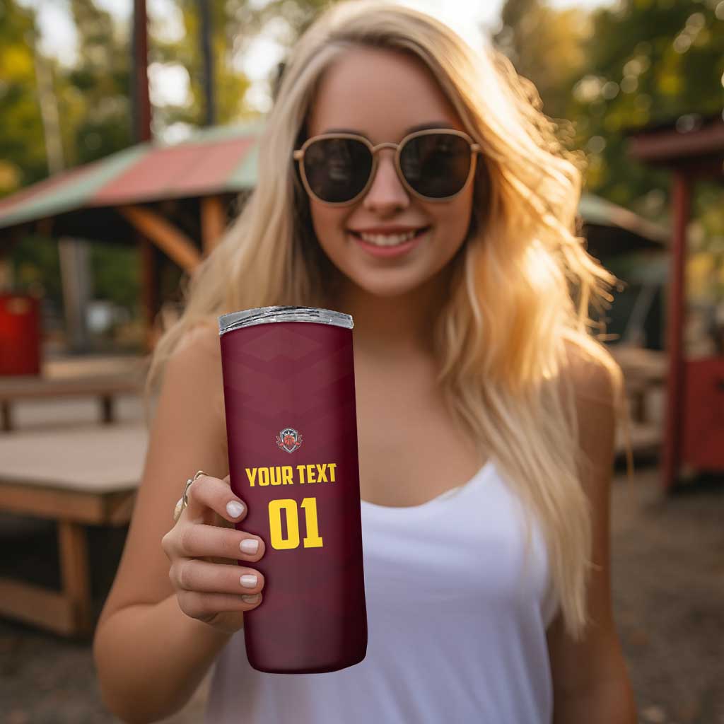 Venezuela Basketball Custom Skinny Tumbler La Vinotinto de las alturas