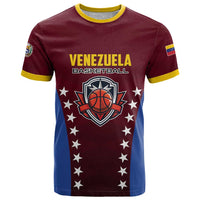 Venezuela Basketball Custom T Shirt La Vinotinto de las alturas