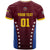 Venezuela Basketball Custom T Shirt La Vinotinto de las alturas