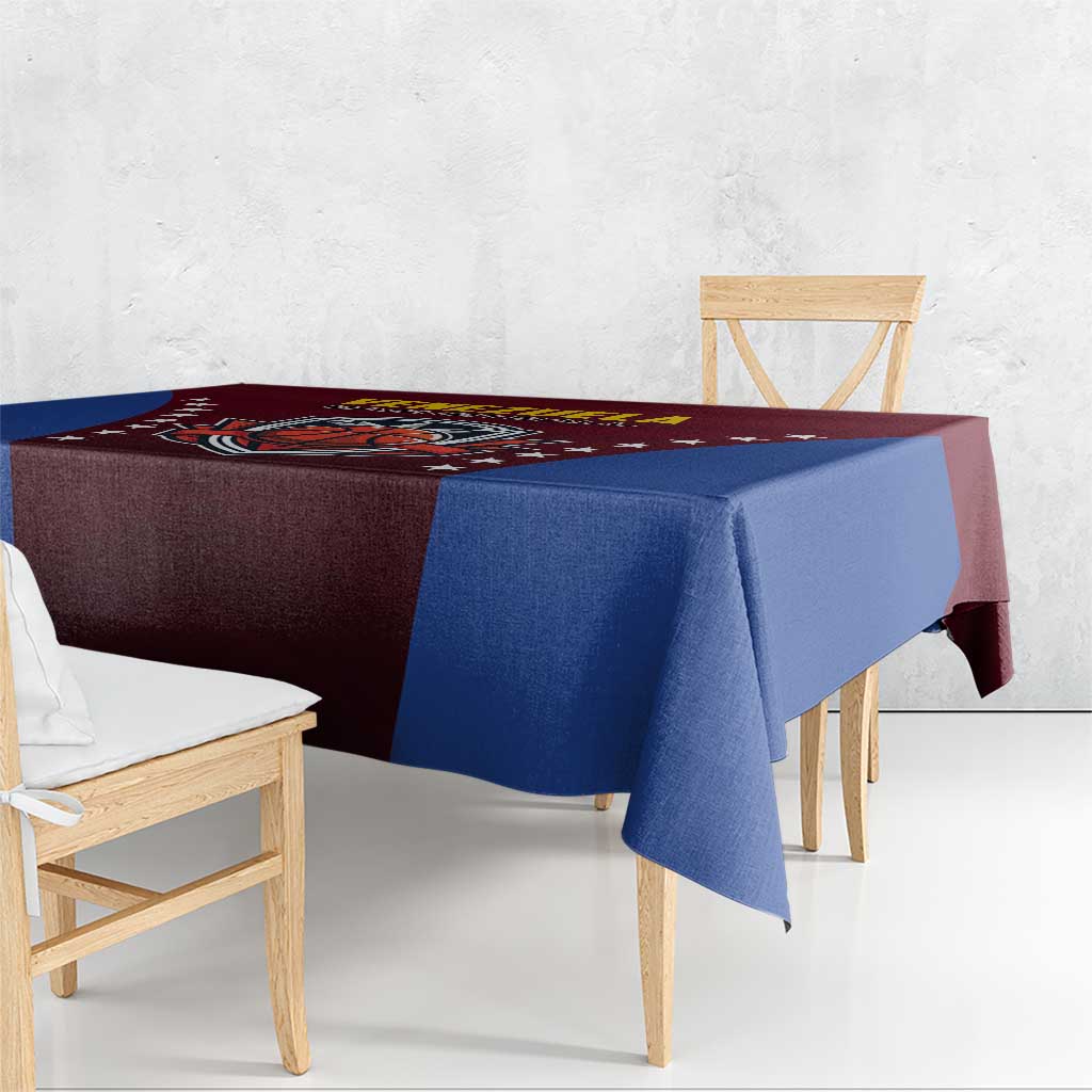 Venezuela Basketball Tablecloth La Vinotinto de las alturas