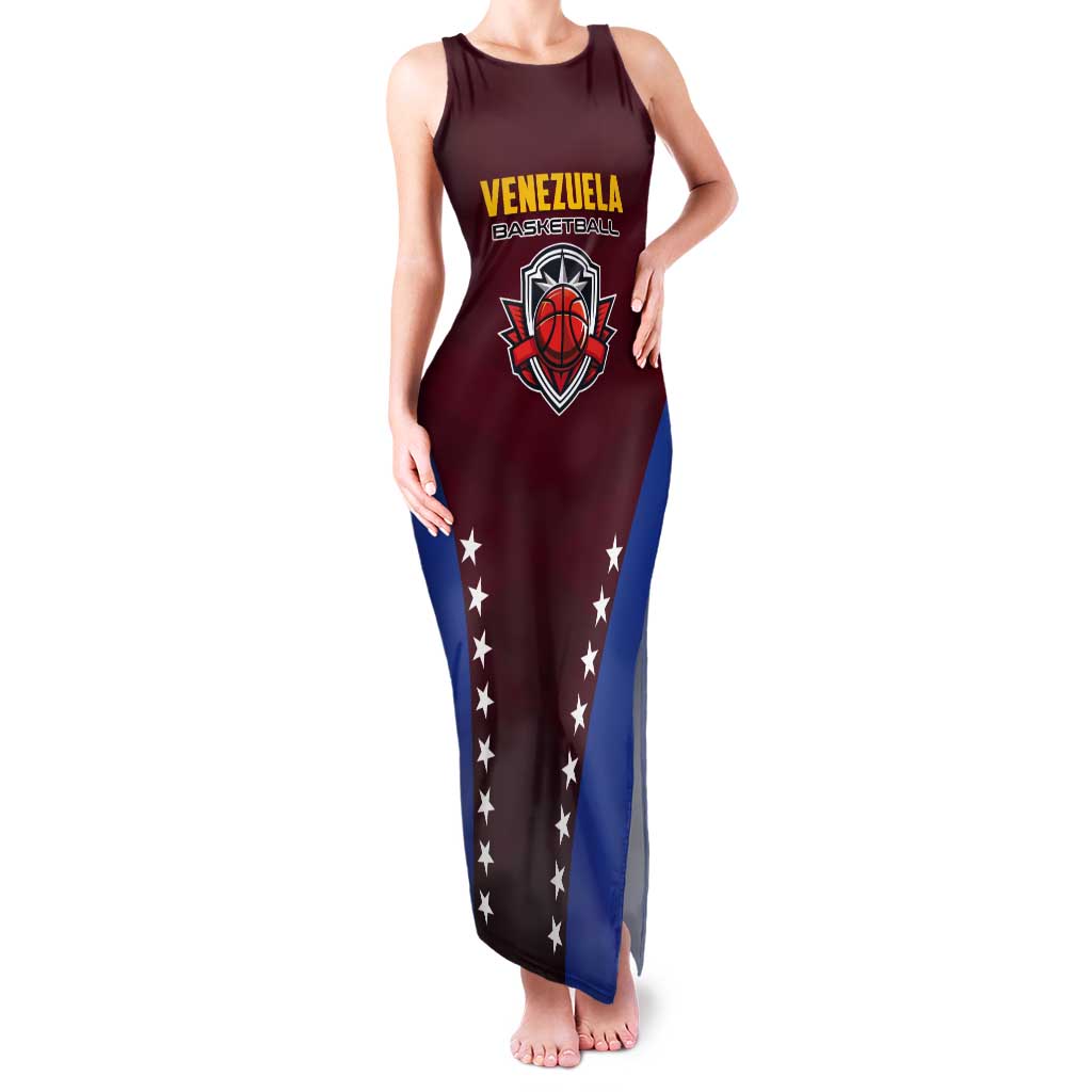 Venezuela Basketball Custom Tank Maxi Dress La Vinotinto de las alturas
