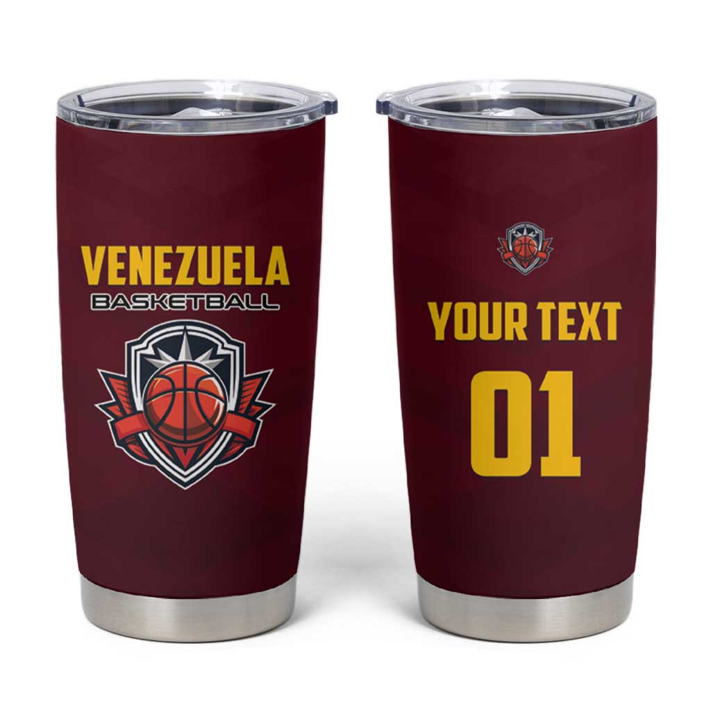 Venezuela Basketball Custom Tumbler Cup La Vinotinto de las alturas