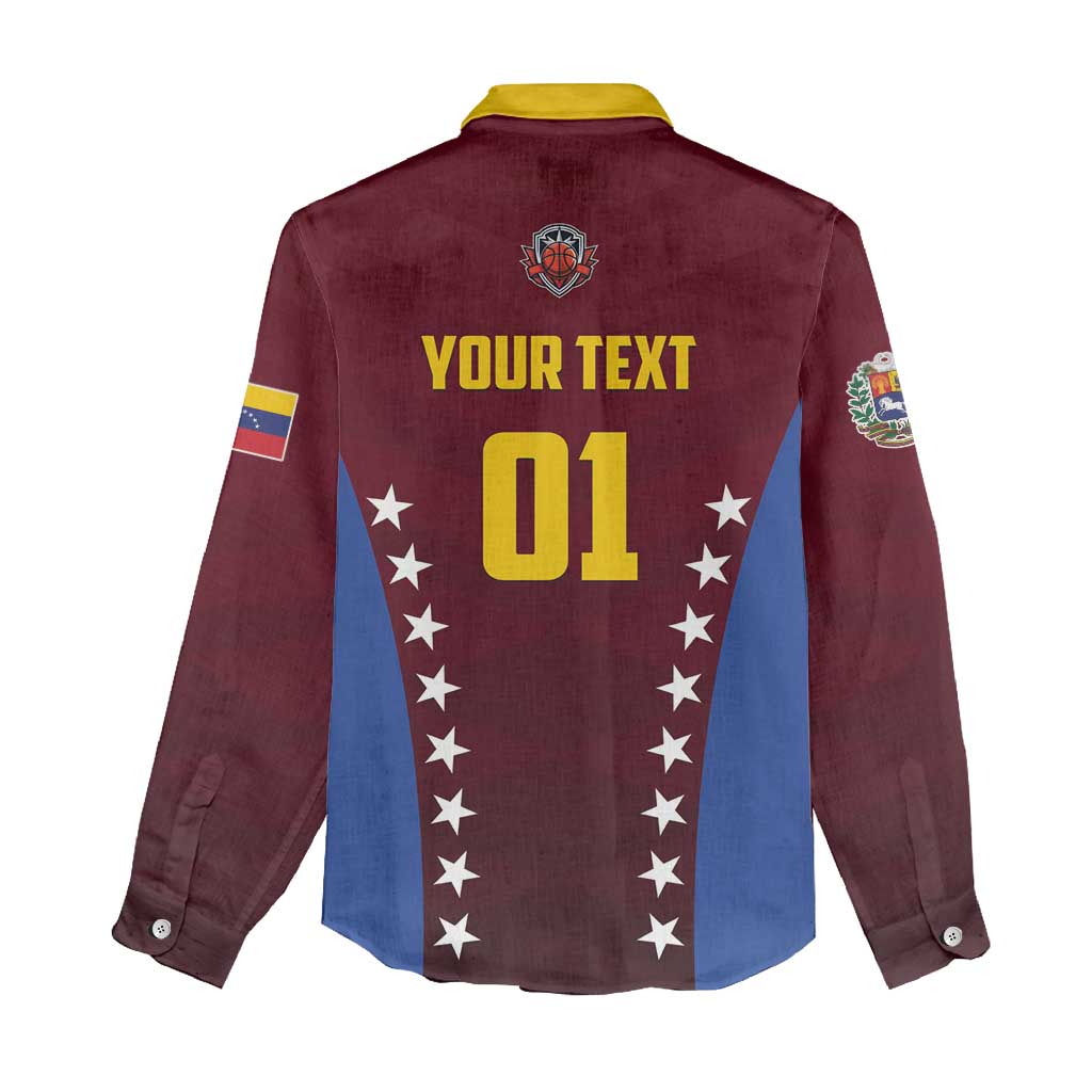 Venezuela Basketball Custom Women Casual Shirt La Vinotinto de las alturas
